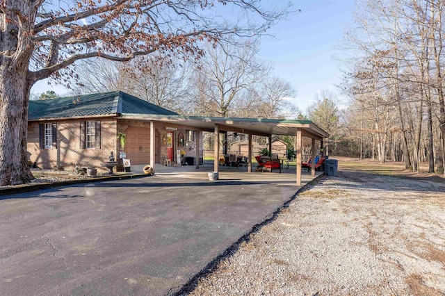 exterior space with driveway