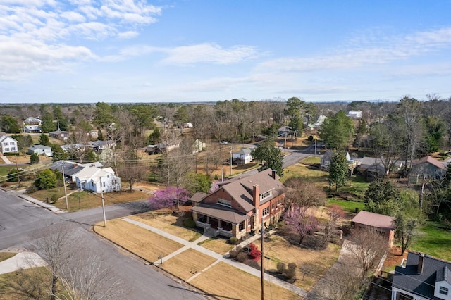 drone / aerial view featuring a residential view