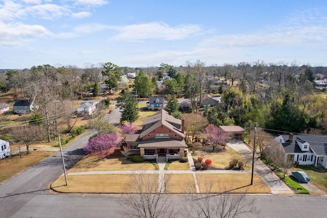 drone / aerial view featuring a residential view