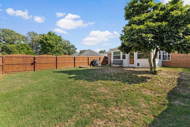  - view of yard featuring a gate