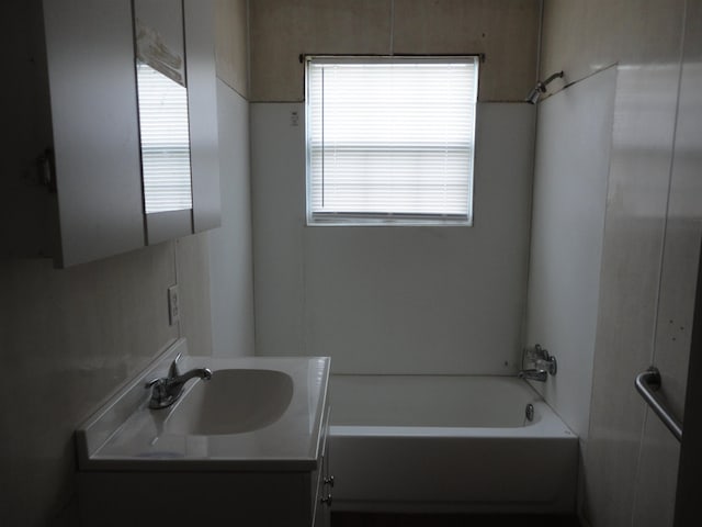  - full bath with a tub to relax in and vanity