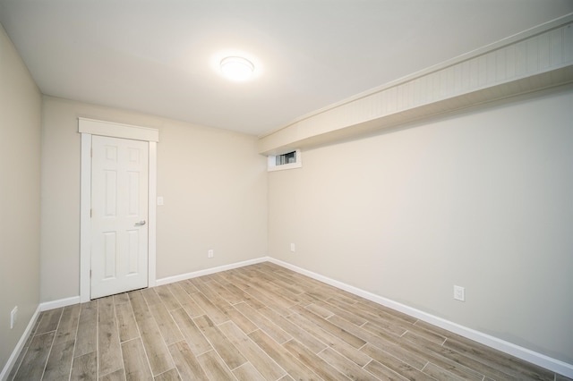 unfurnished room featuring hardwood / wood-style floors