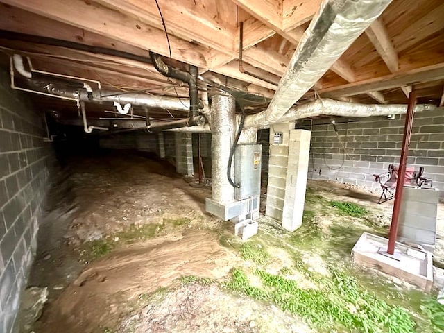 view of basement