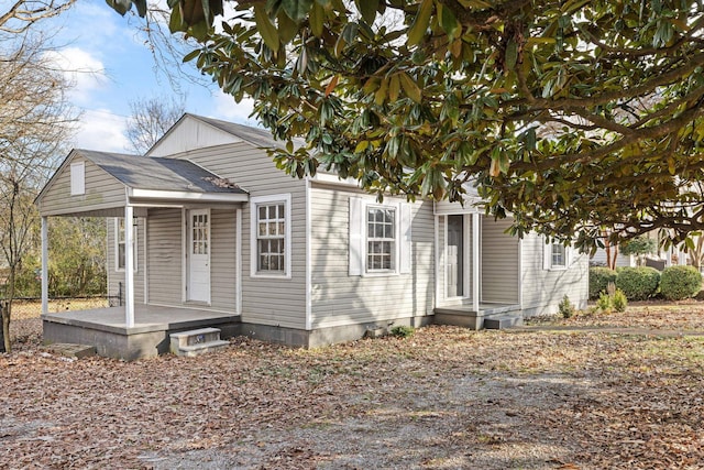 view of front of property