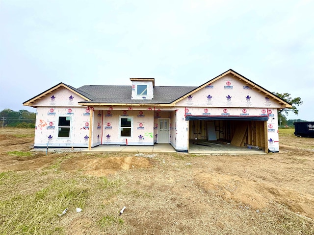 view of property in mid-construction