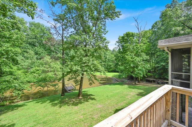  - view of grassy yard