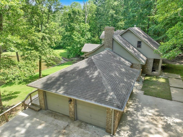  - view from above of property