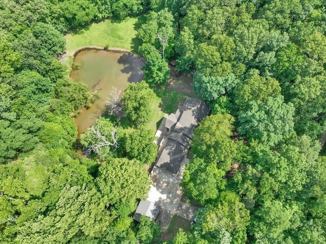  - view of property location with a large body of water and a forest