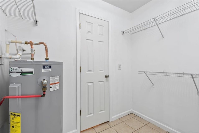 utilities featuring electric water heater