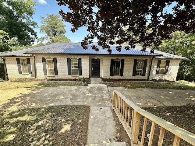 view of ranch-style house