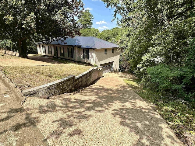 ranch-style house with a garage