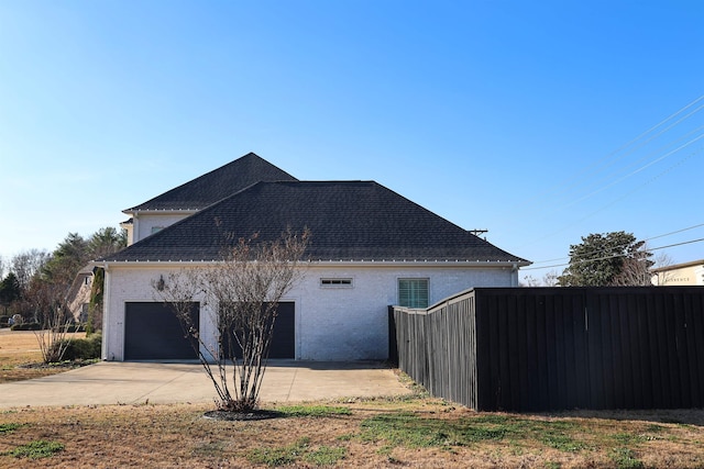 view of side of property