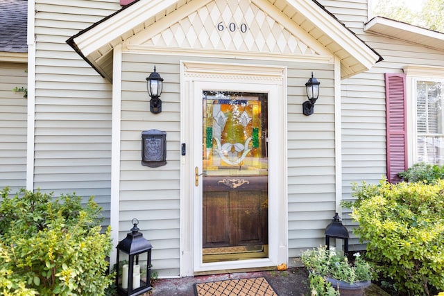 view of entrance to property