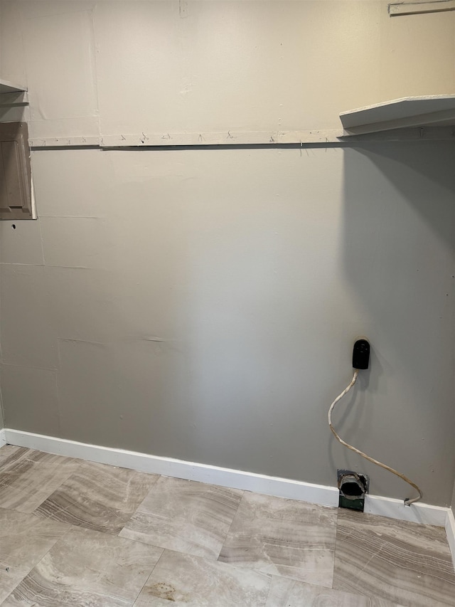  - washroom with baseboards