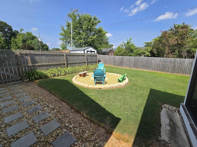  - view of fenced backyard