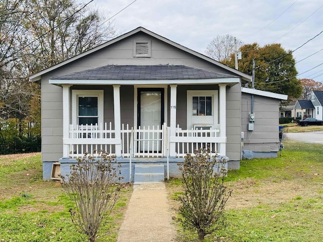 bungalow-style home featuring a porch