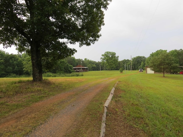 view of road