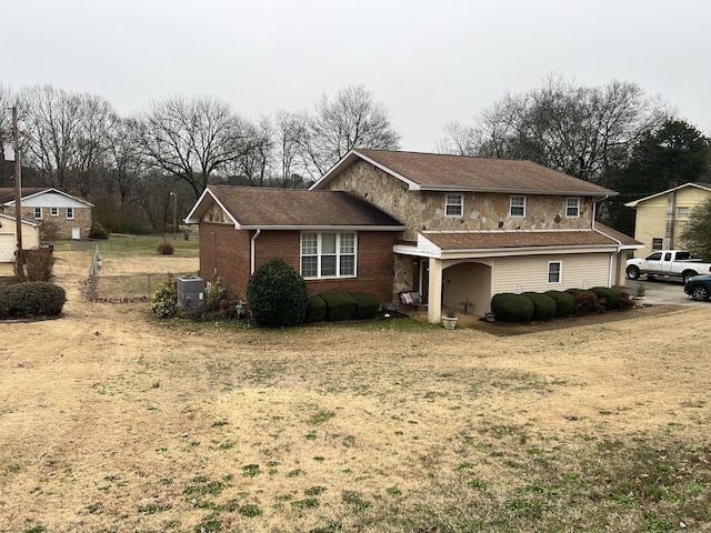  - view of front of property with brick siding