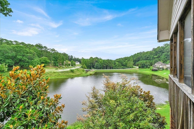 property view of water