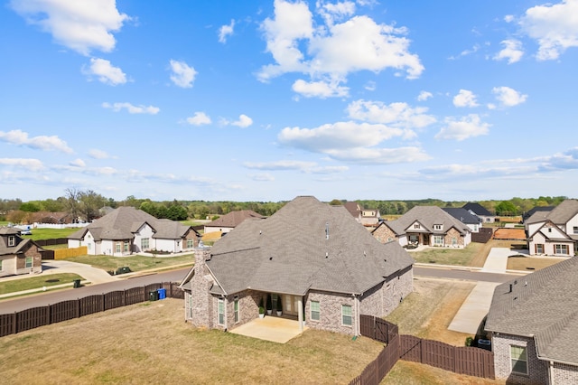 birds eye view of property featuring a residential view