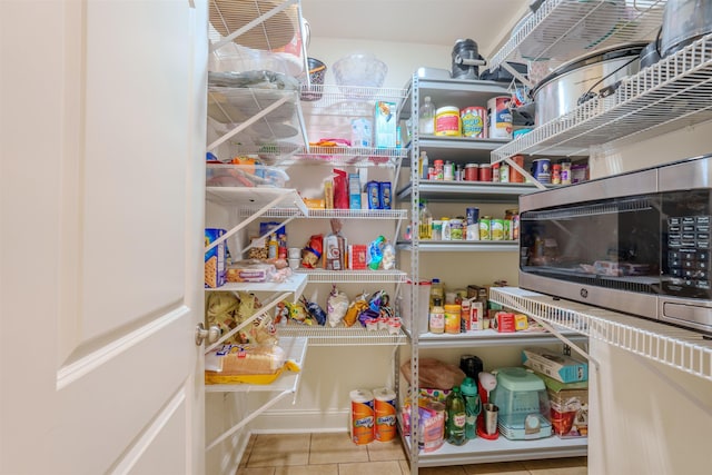 view of pantry