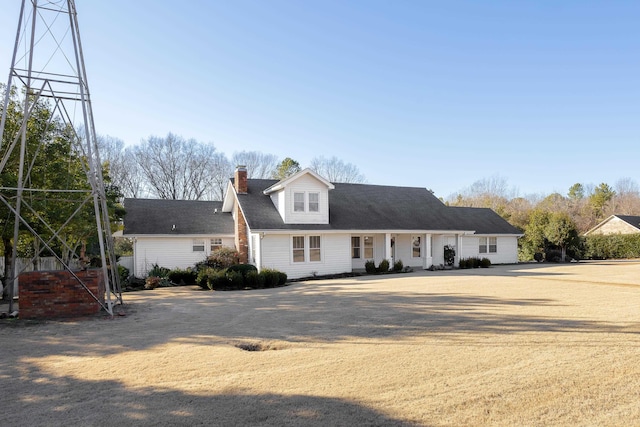 view of cape cod-style house