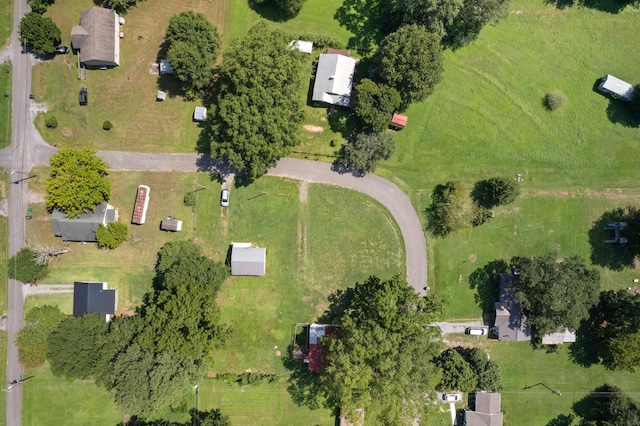  - aerial view of property and surrounding area with rural landscape