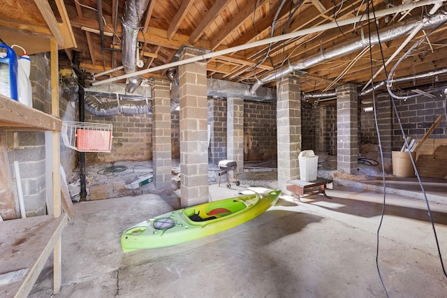 miscellaneous room featuring concrete floors