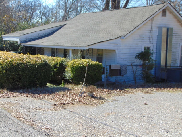 view of property exterior