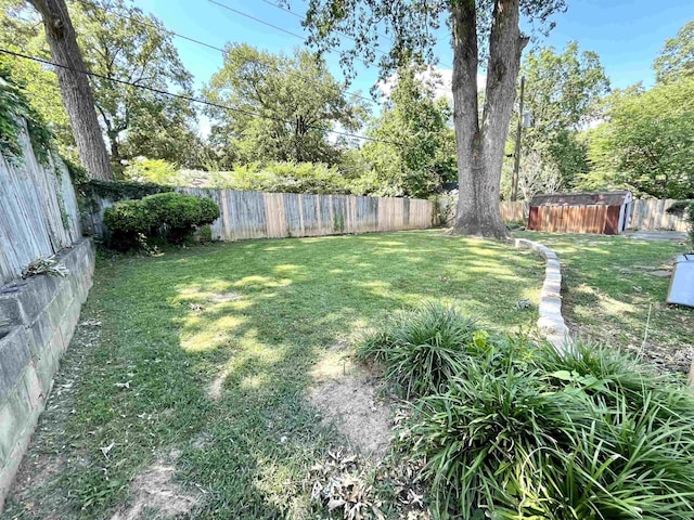  - view of fenced backyard