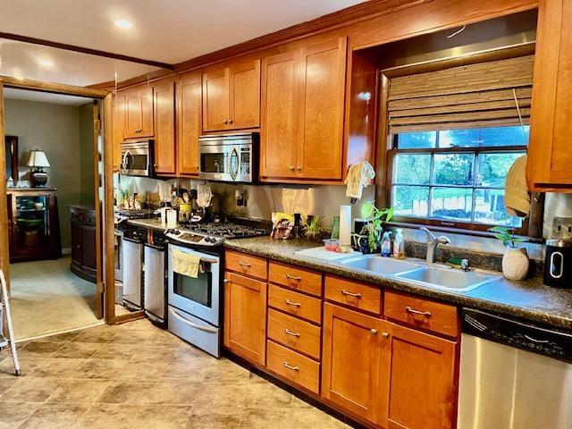 kitchen featuring sink and stainless steel appliances