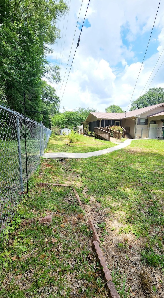 view of yard