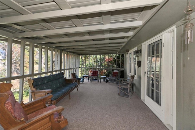  - sunroom with outdoor lounge area