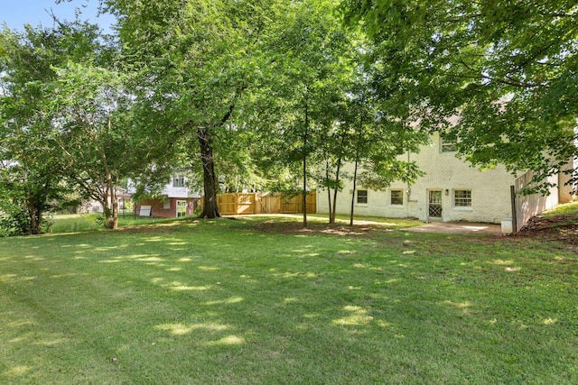  - view of yard featuring a patio