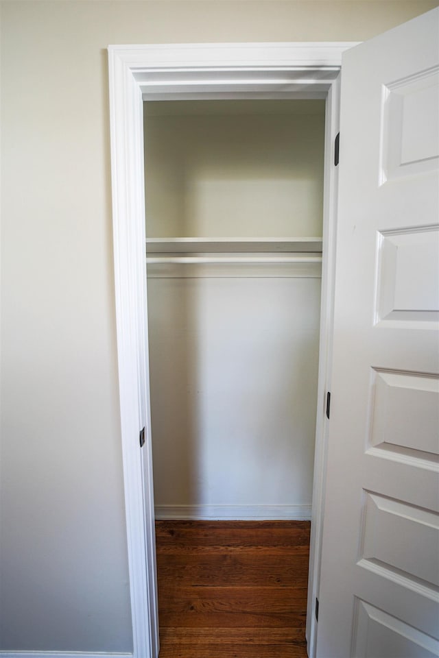 view of closet