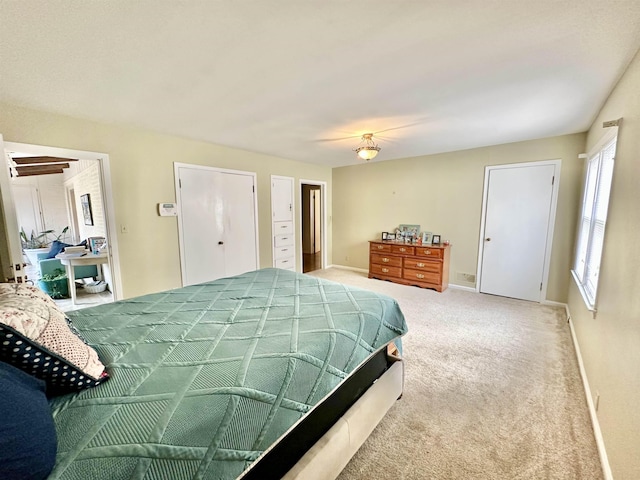 bedroom featuring carpet floors