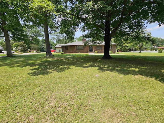  - view of grassy yard