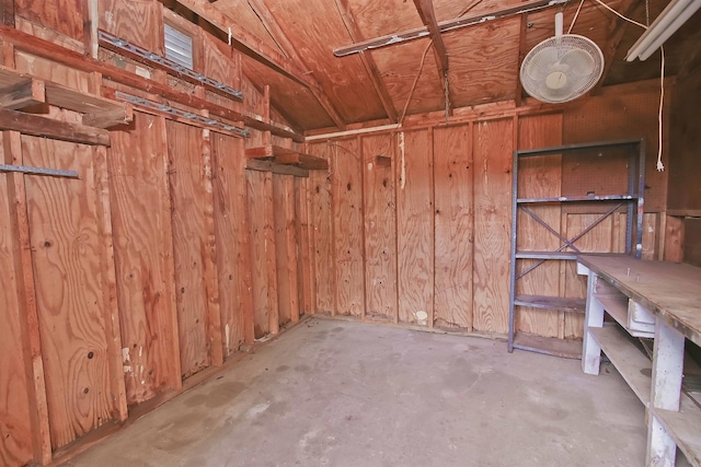 view of storage room