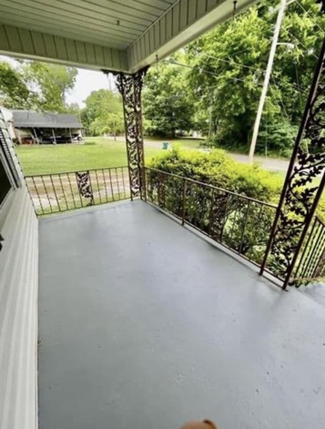 view of patio / terrace featuring a porch