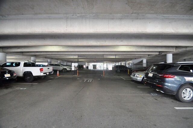 view of parking deck