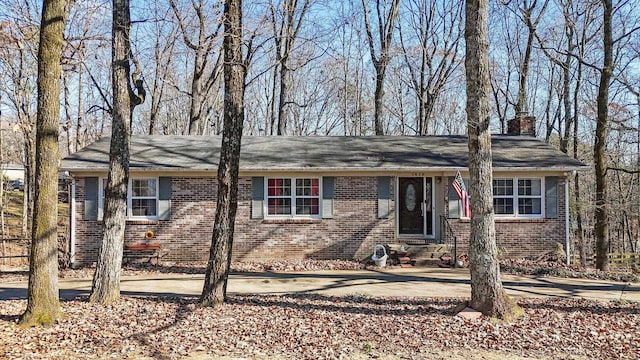 view of ranch-style home