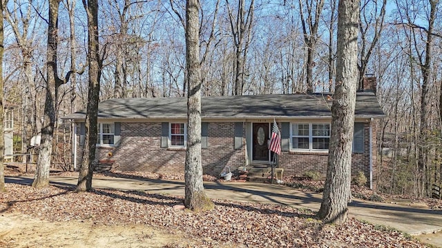 view of ranch-style house