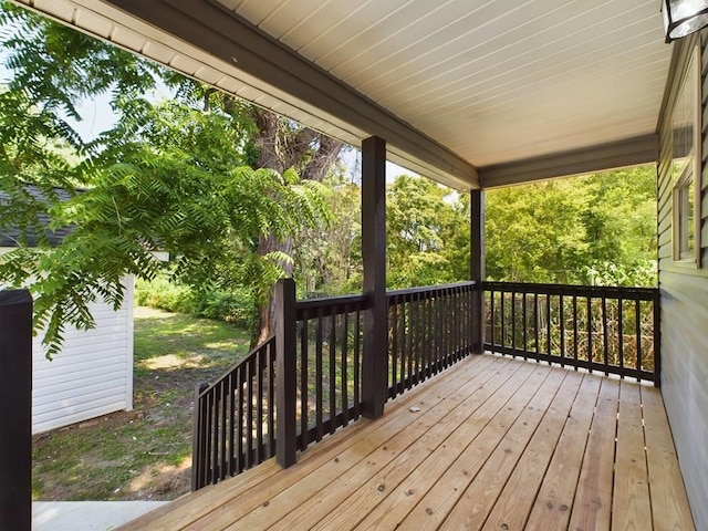 view of deck