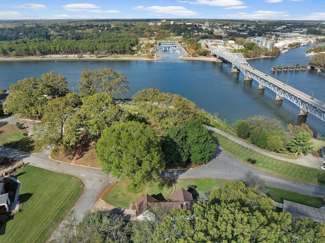  - view of property location with a notable bridge and a large body of water