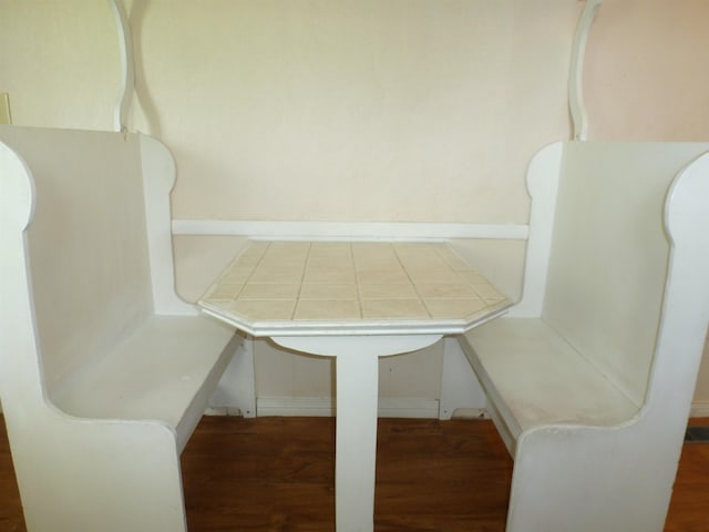  - detailed view of wood finished floors