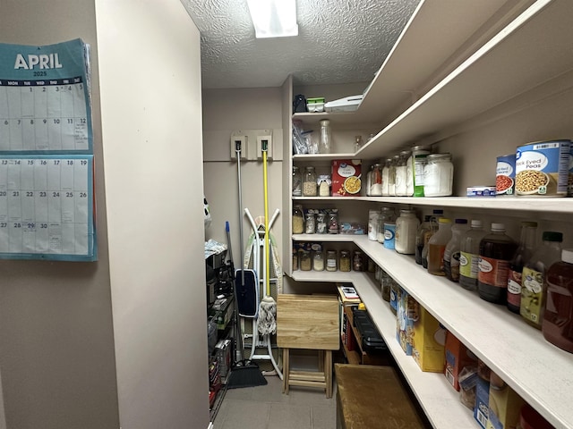 view of storage area
