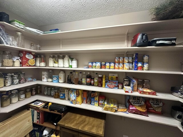 view of storage area