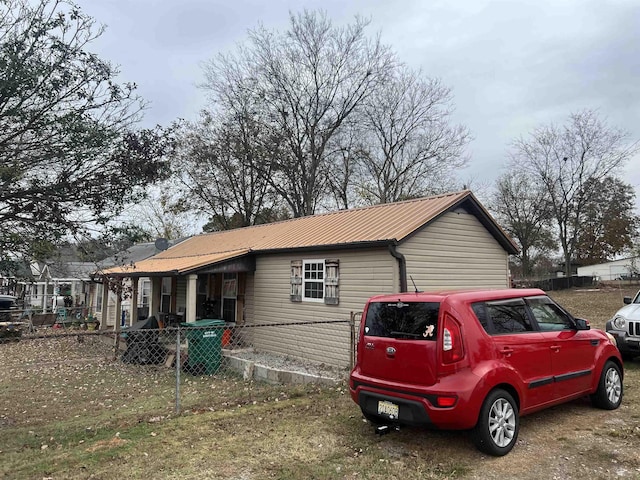 view of side of property