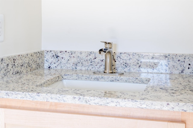  - detailed view of a sink