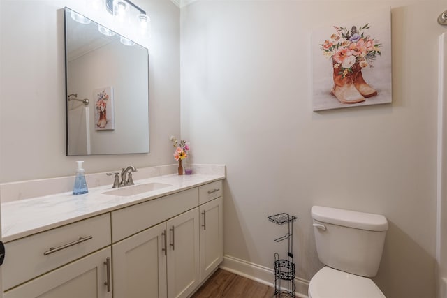 181 Silver Leaf Ln, Florence, AL - bathroom with vanity and wood finished floors